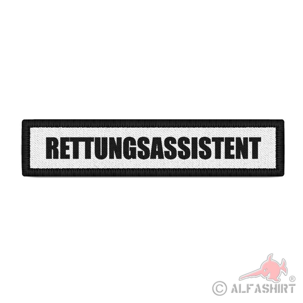 Patch Rettungsassistent RA Rettungswagen Versorgung Notfall Aufnäher #40358