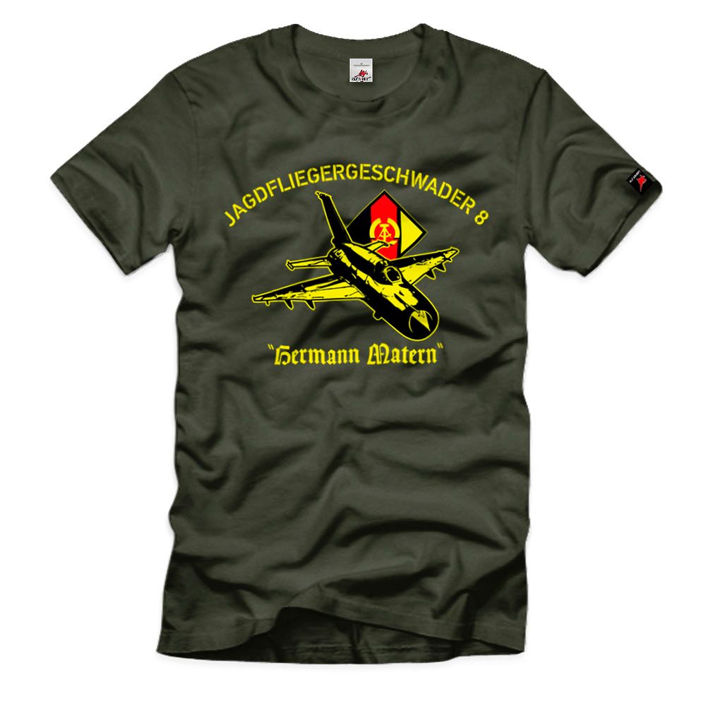 Fighter Squadron 8 NVA DDR JG8 Matern MiG-21 Air Force T-Shirt#7557