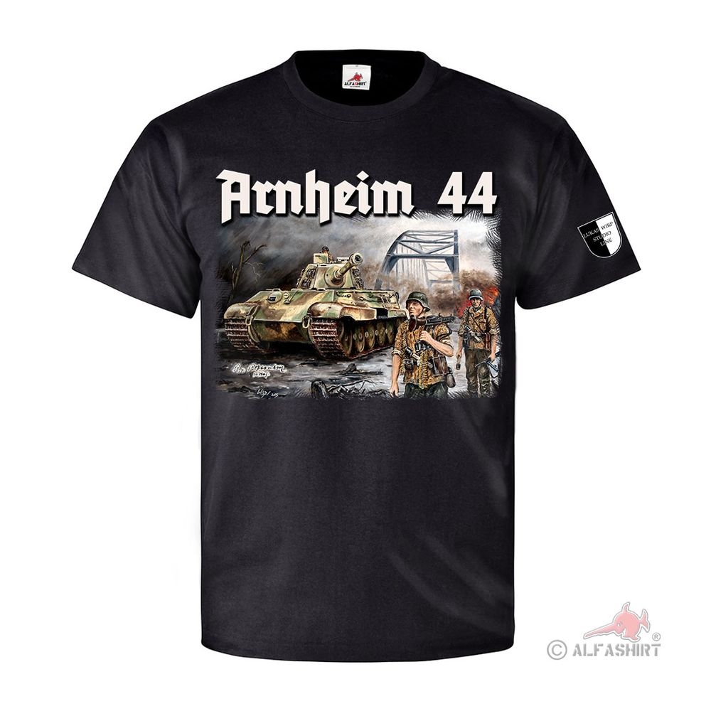 Lukas Wirp Bridge of Arnhem 1944 King Tiger tank painting picture Operation # 26848