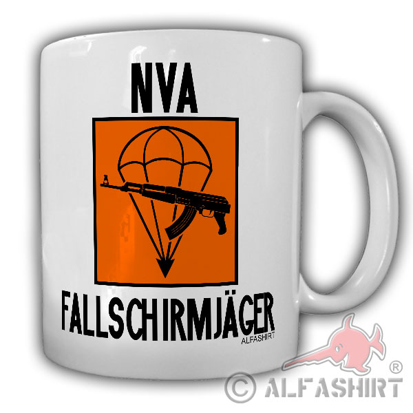 Tasse NVA Fallschirmjäger DDR Veteran Reservist Prora LStR Abzeichen #25775