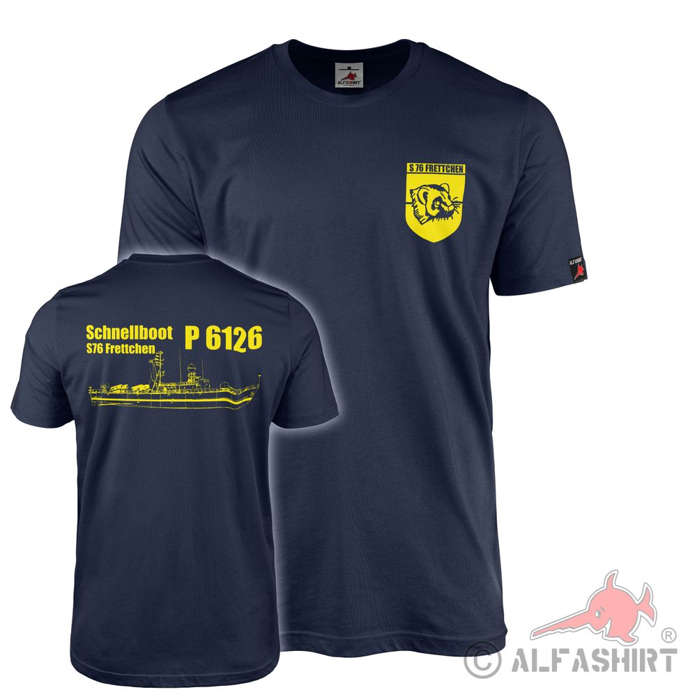 T-Shirt Speedboat Ferret P6126 S76 Gepard-Class 143A #45399
