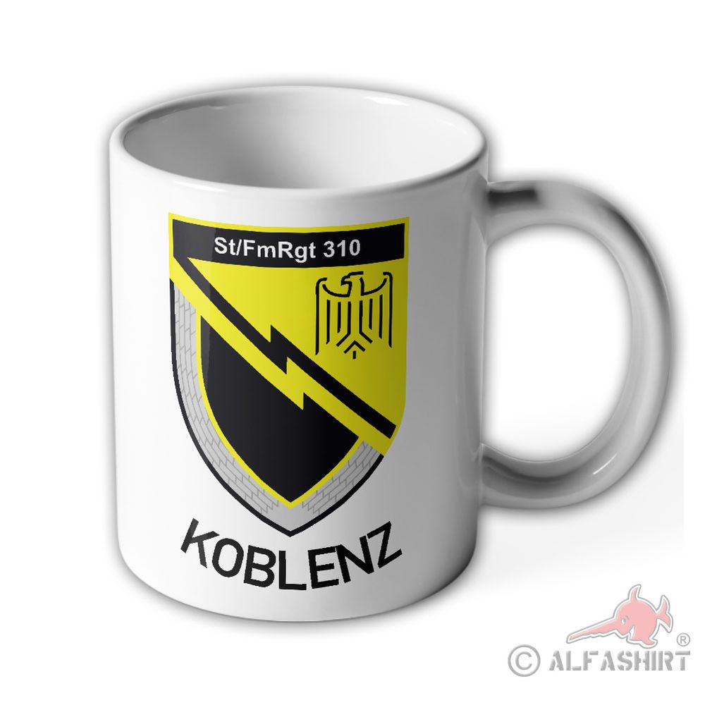 Tasse St-FmRgt310 - Stab Fermelde Regiment 310 Bundeswehr Wappen Militär #13986