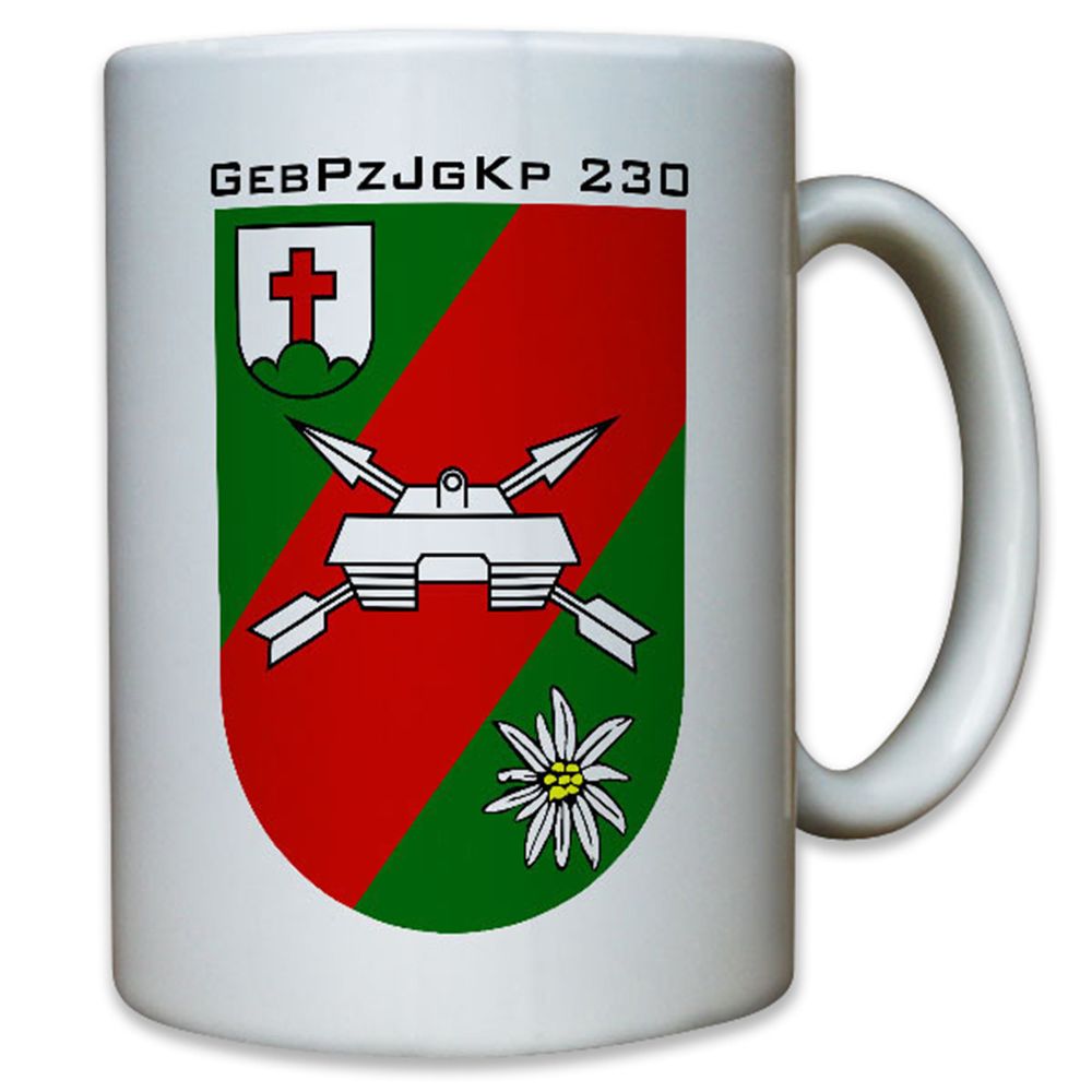 GebPzJgKp 230 Gebirgspanzerjäger Kompanie Bundeswehr am Lech Tasse Becher #12702