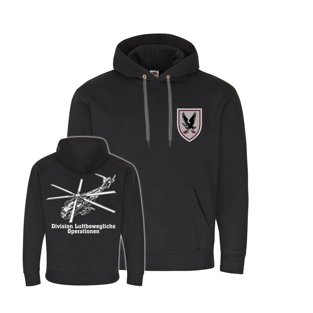 Hoodie DLO Division Air Mobile Operations Heer Bundeswehr # 38776