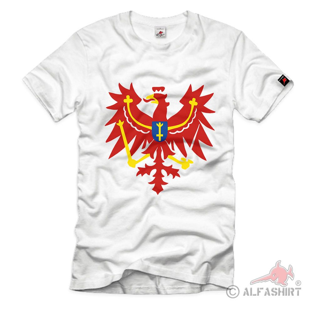 Alter Brandenburger Adler Wappen Emblem Abzeichen Symbol - T Shirt #3097
