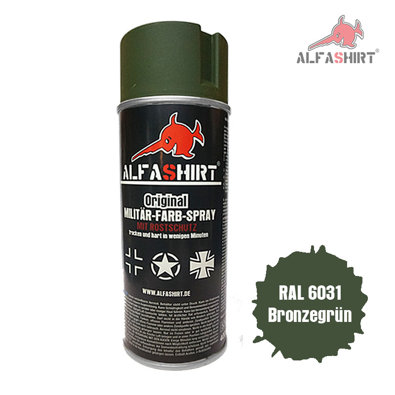 Paint spray Ral 6031 bronze green total matte paint military vehicle # 12269