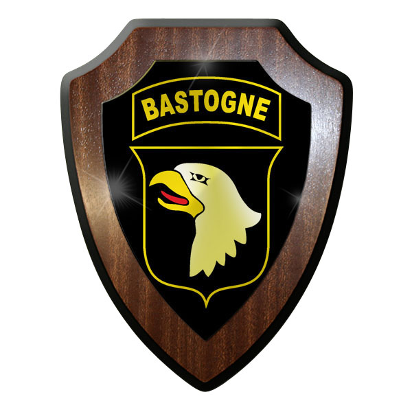 Wappenschild / Wandschild / Wappen - Airborne Fallschirmjäger Bastogne #9026
