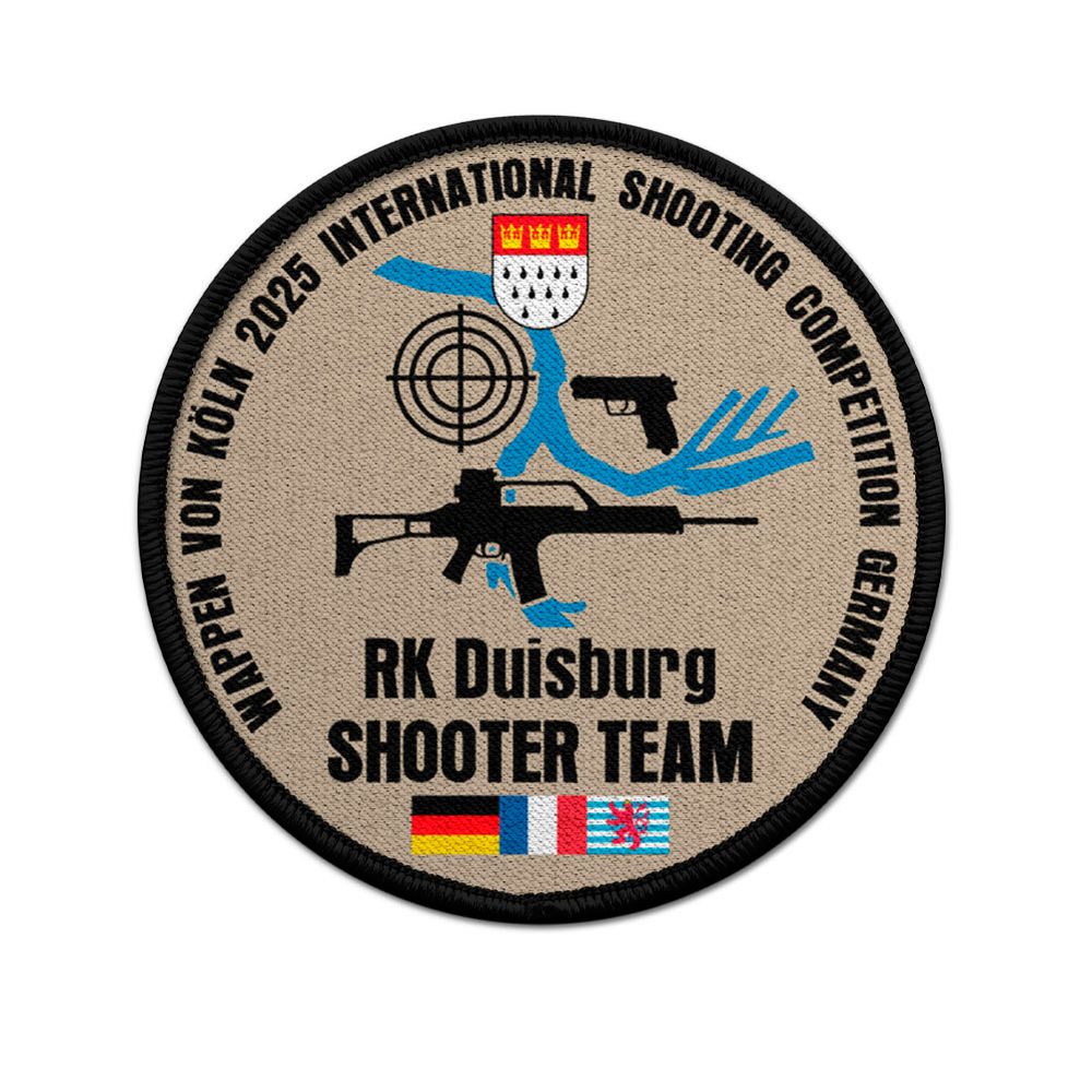 9cm Patch Duisburg#K03837