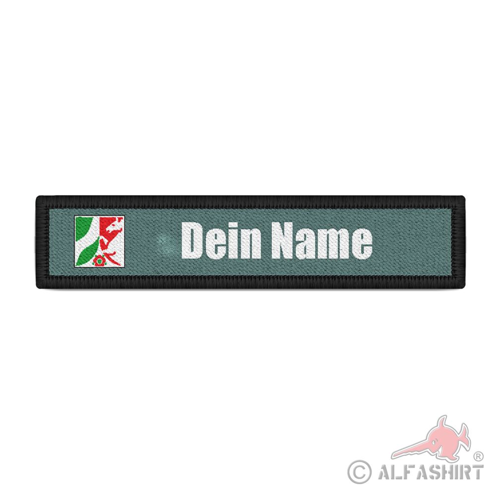 Namenschild NRW Personalisiert Dein Name Wunschtext Uniform Forst Patch#37597