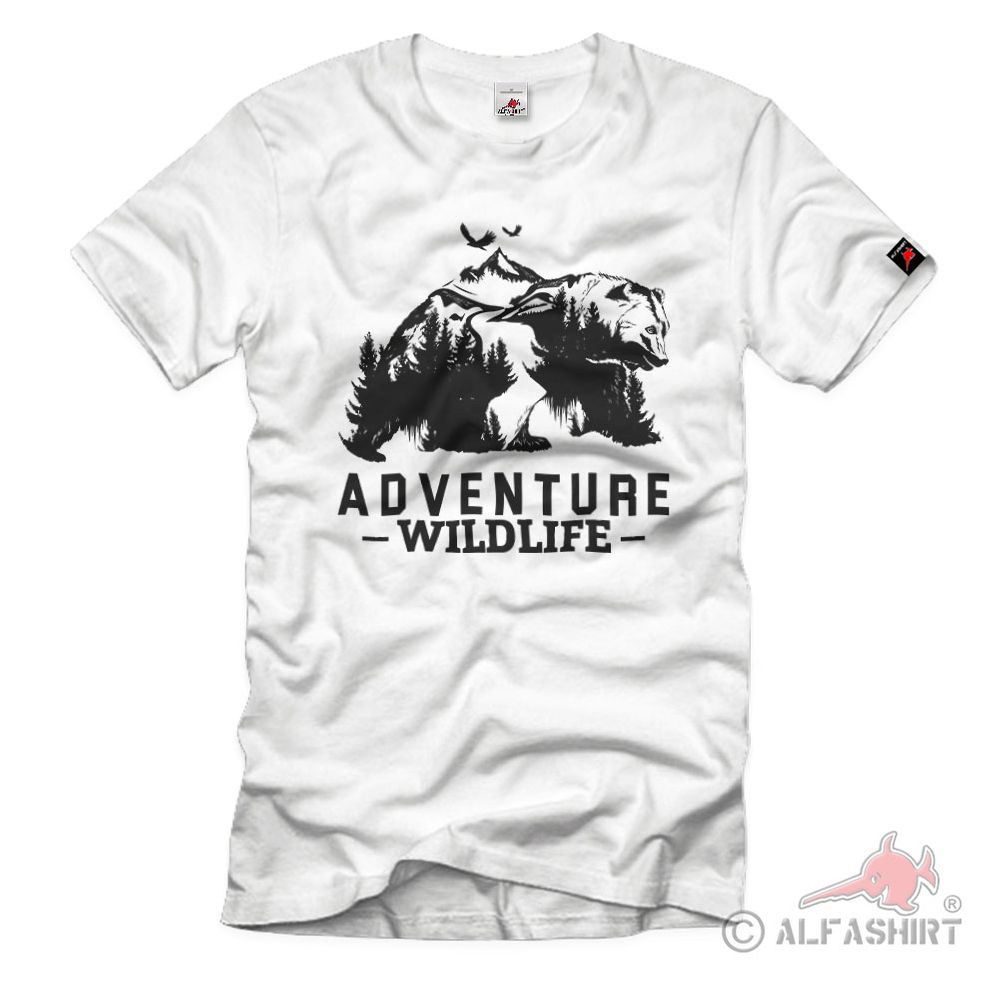 Adventure Wildlife Wildnis Natur Wandern Abenteuer Berge Camping T Shirt #38212