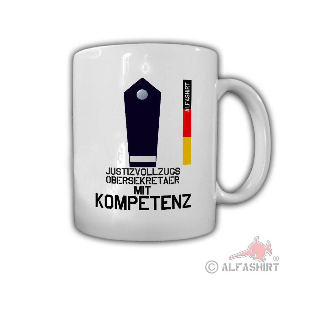 Cup Prison Secretary Shoulderplate Rank Competence Justice # 30604
