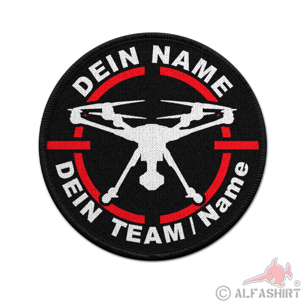 Patch Drohnen-Team personalisiert FPV Racing Sport Quadrocopter Luftbilder#41006