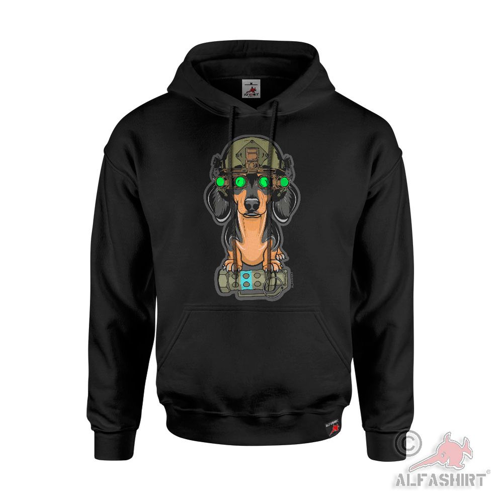 Hoodie Operator Dackel Flash Bang Gang German Dachshund Dog NSG Pullover#45913
