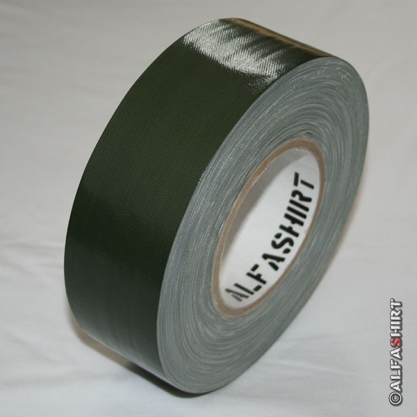 Original Bundeswehr Panzertape Getränkehalter Klebeband Ral 6031 50m #12038