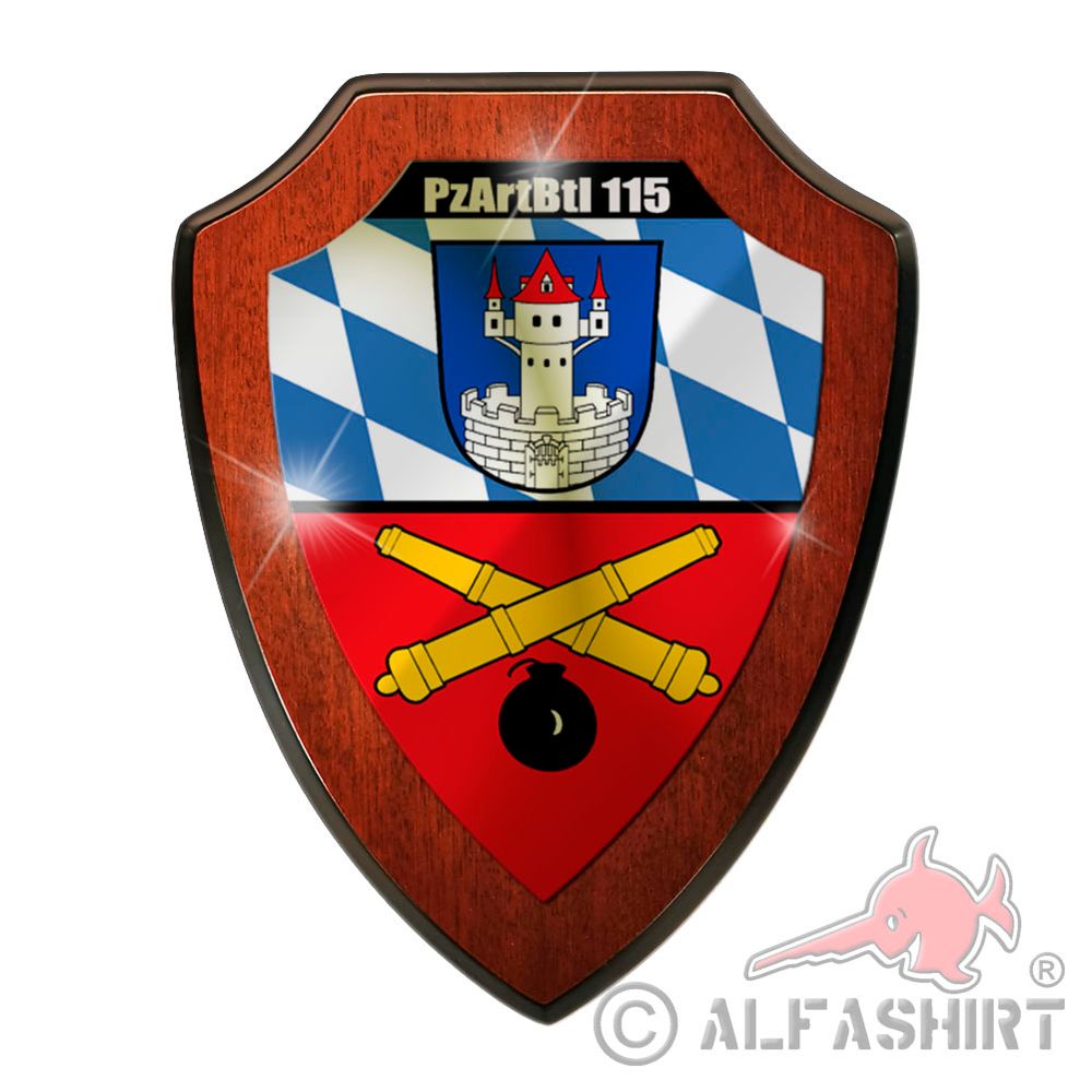 Coat of arms Panzer Artillery Battalion 115 Service time PzArtBtl Neunburg #44186
