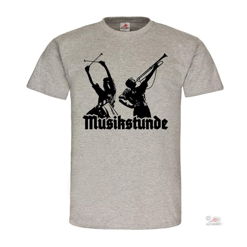 Musikstunde Spielmannzug Trommel Fanfare Landsknecht Jugend T Shirt #19881