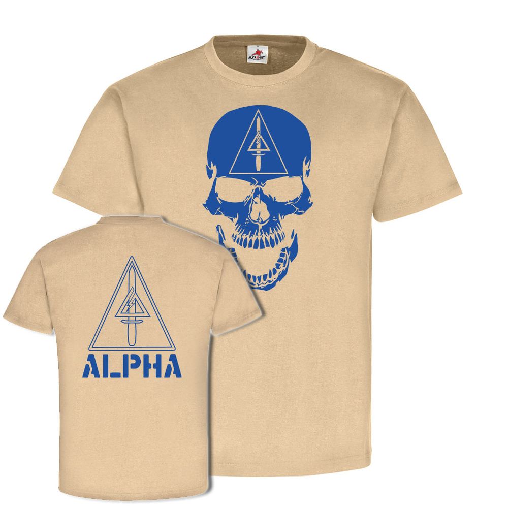 Alpha Delta Force US Army Skull Abzeichen Wappen Emblem Gruppe Hemd TShirt#22377