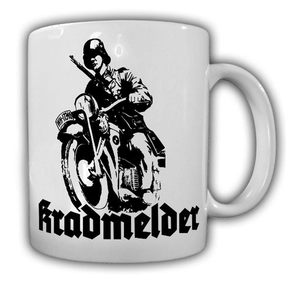 Kradmelder Soldat Motorrad R75 Ks750 Militär WK 2 WW II - Tasse #13117