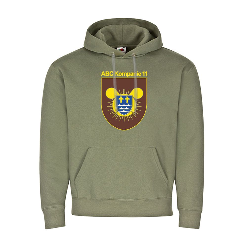 ABC Abw Btl 11 Wappen Bundeswehr Atom Bio Chemie Nuklear  Kapuzenpullover #11073