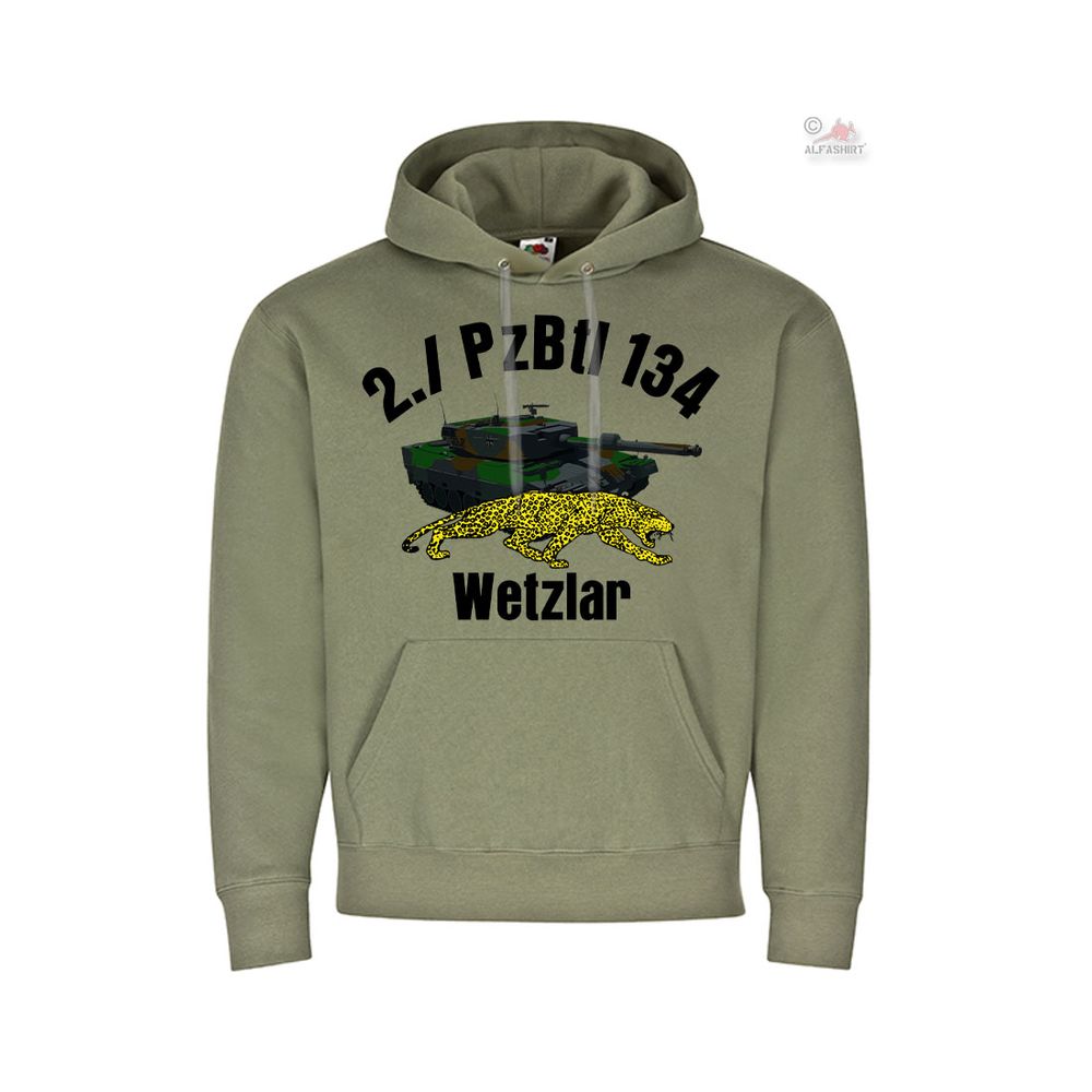 Hoodie 2 PzBtl 134 Wetzlar Panzerbataillon Kompanie Bundeswehr #38599