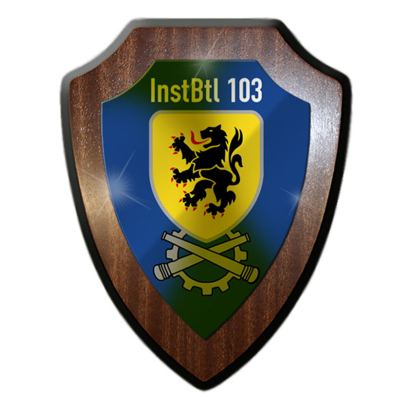 Wappenschild InstBtl 103 Bundeswehr Abzeichen Instandsetzung Batalion #26488