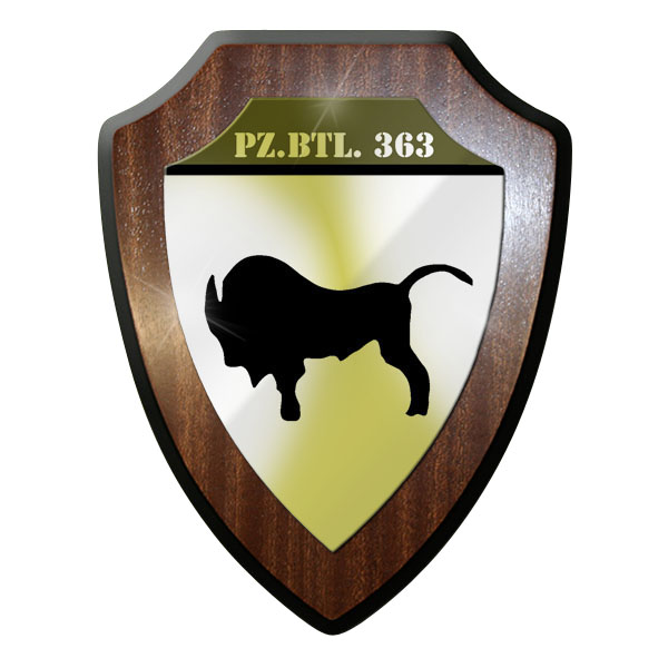 Wappenschild / Wandschild / Wappen - Panzerbataillon PzBtl 363 Bundeswehr #9053