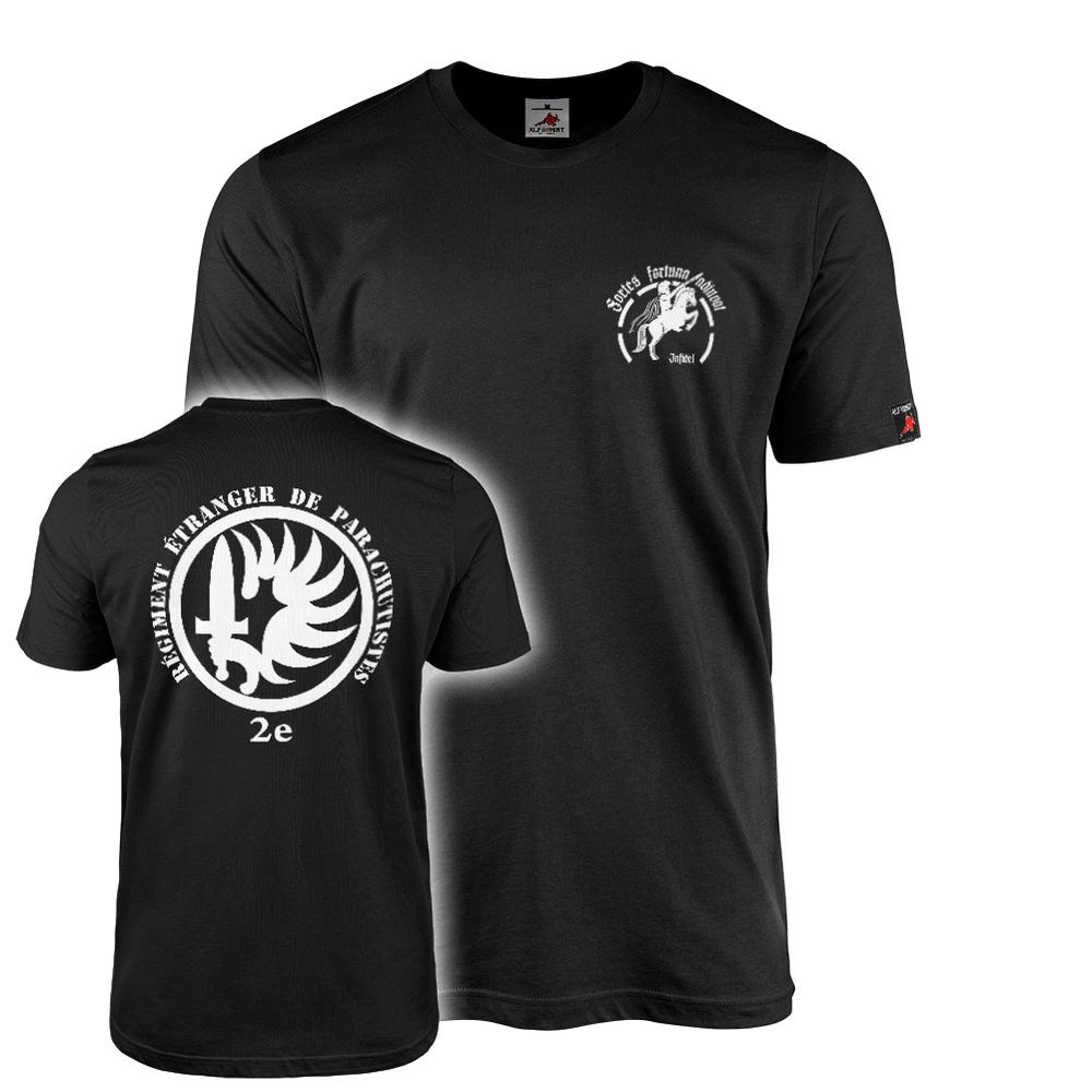T-Shirt Regiment Etranger de Parachutistes 2e Fortes Fortuna adiuvat #47264