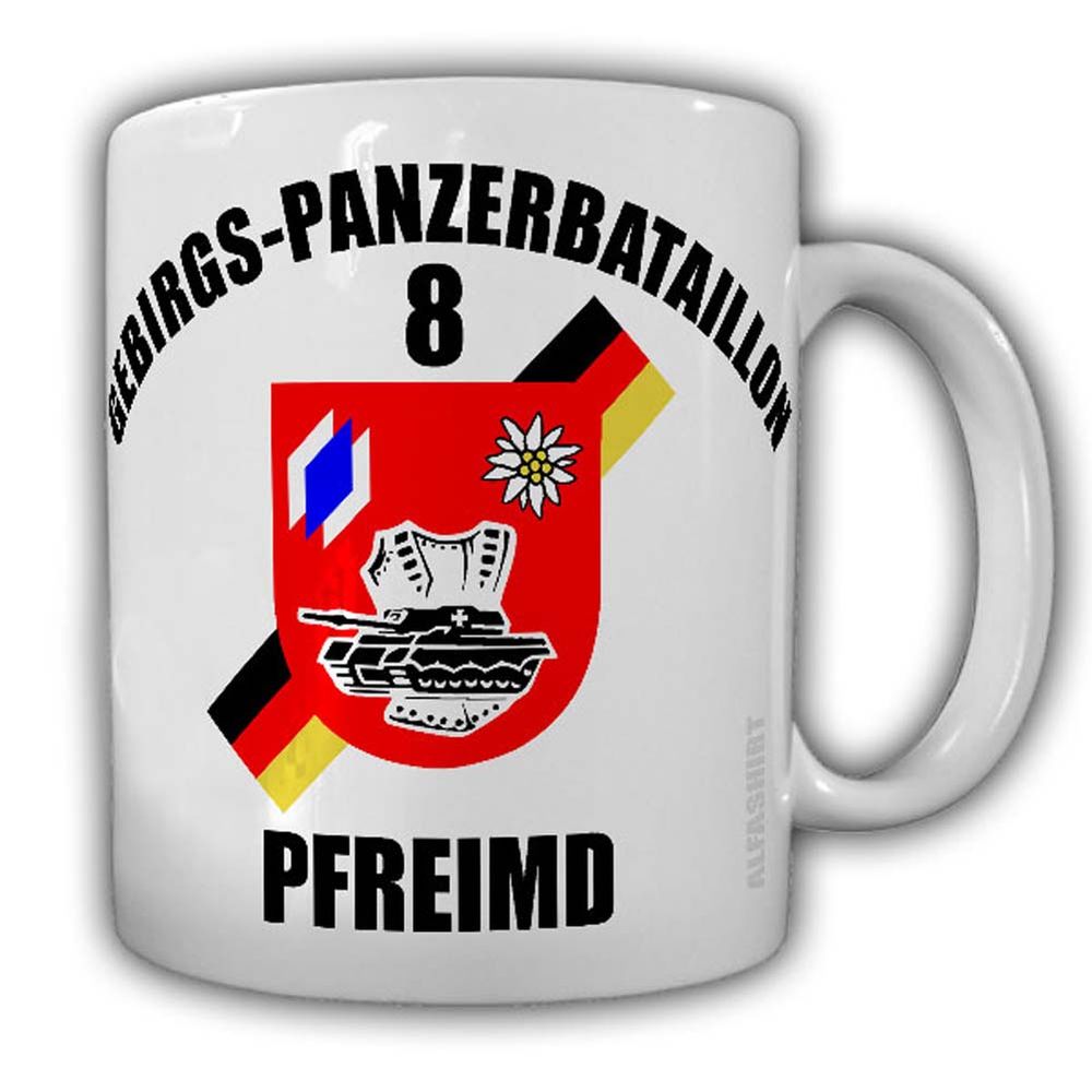 Tasse Gebirgs-Panzerbataillon 8 Leopard2 Panzer Bundeswehr Pfreimd #24425