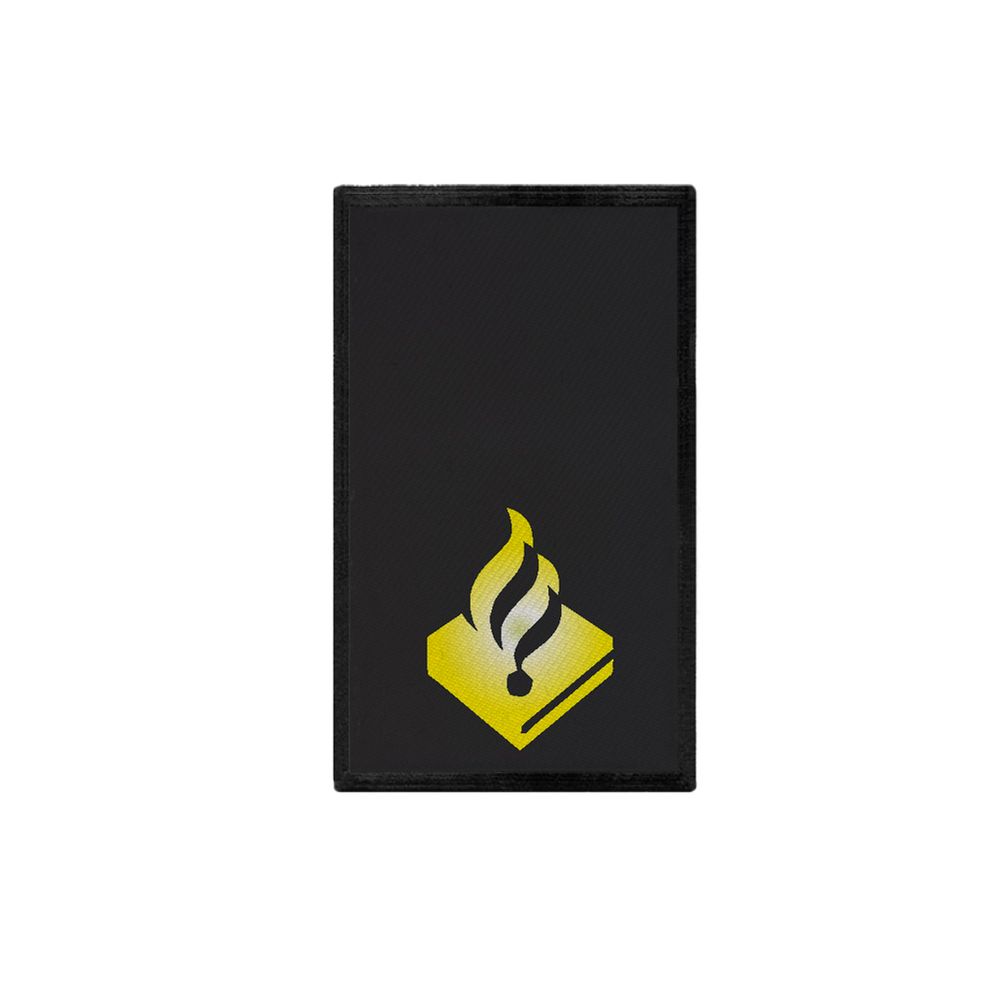 Rank Patch Politie Nederland Niet uitvoerend Schuifpassant Rang 9,8x6cm #33659