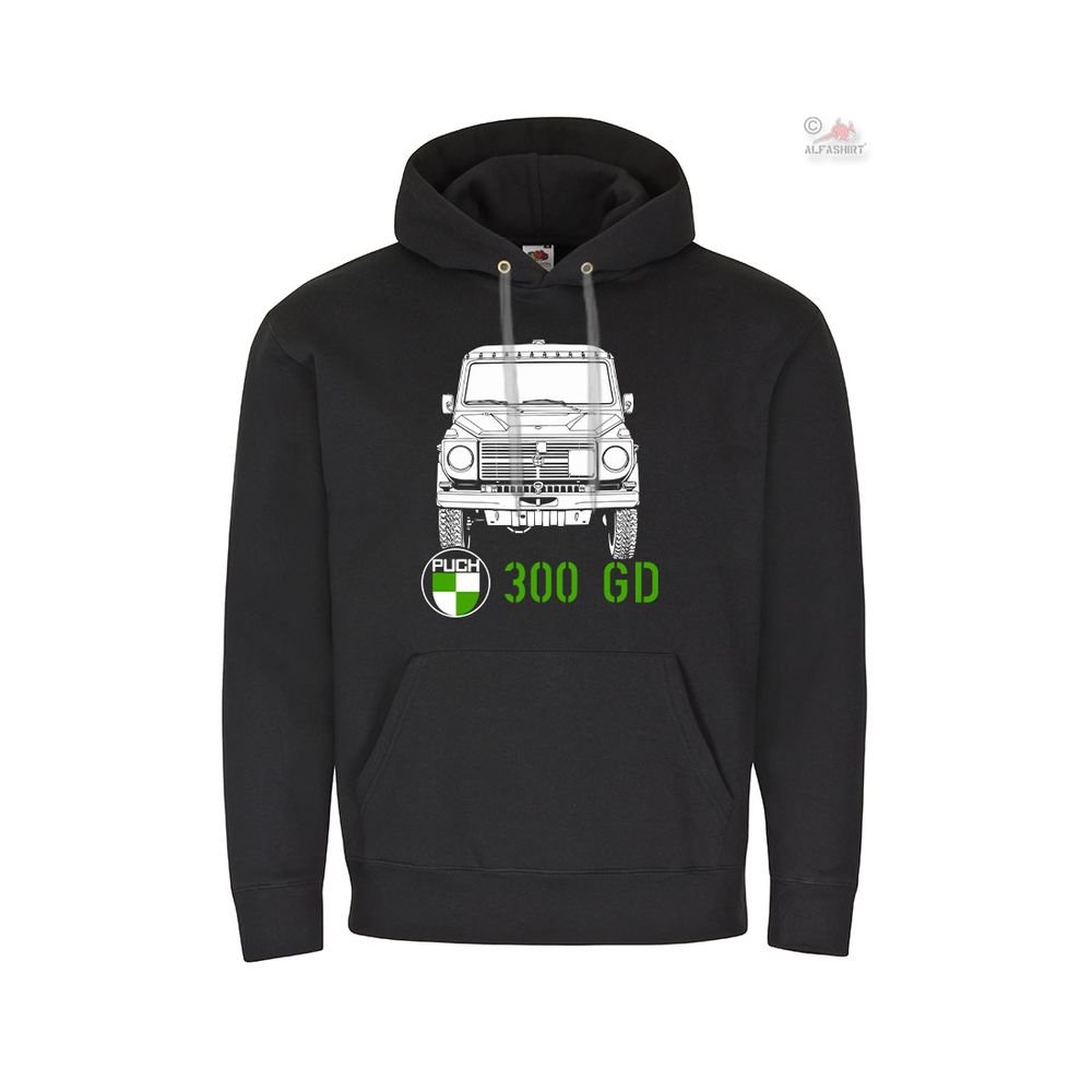 Hoodie Puch 300GD SUV Bundesheer Pw 8 Pl gl 4x4 Leichte Geländewagen #36179