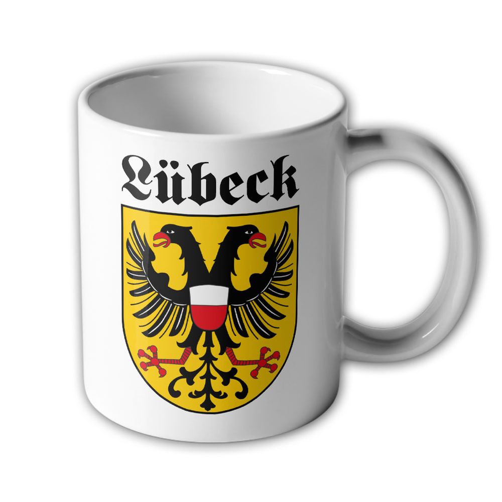 Tasse- Lübeck Stadtwappen historisch#9408