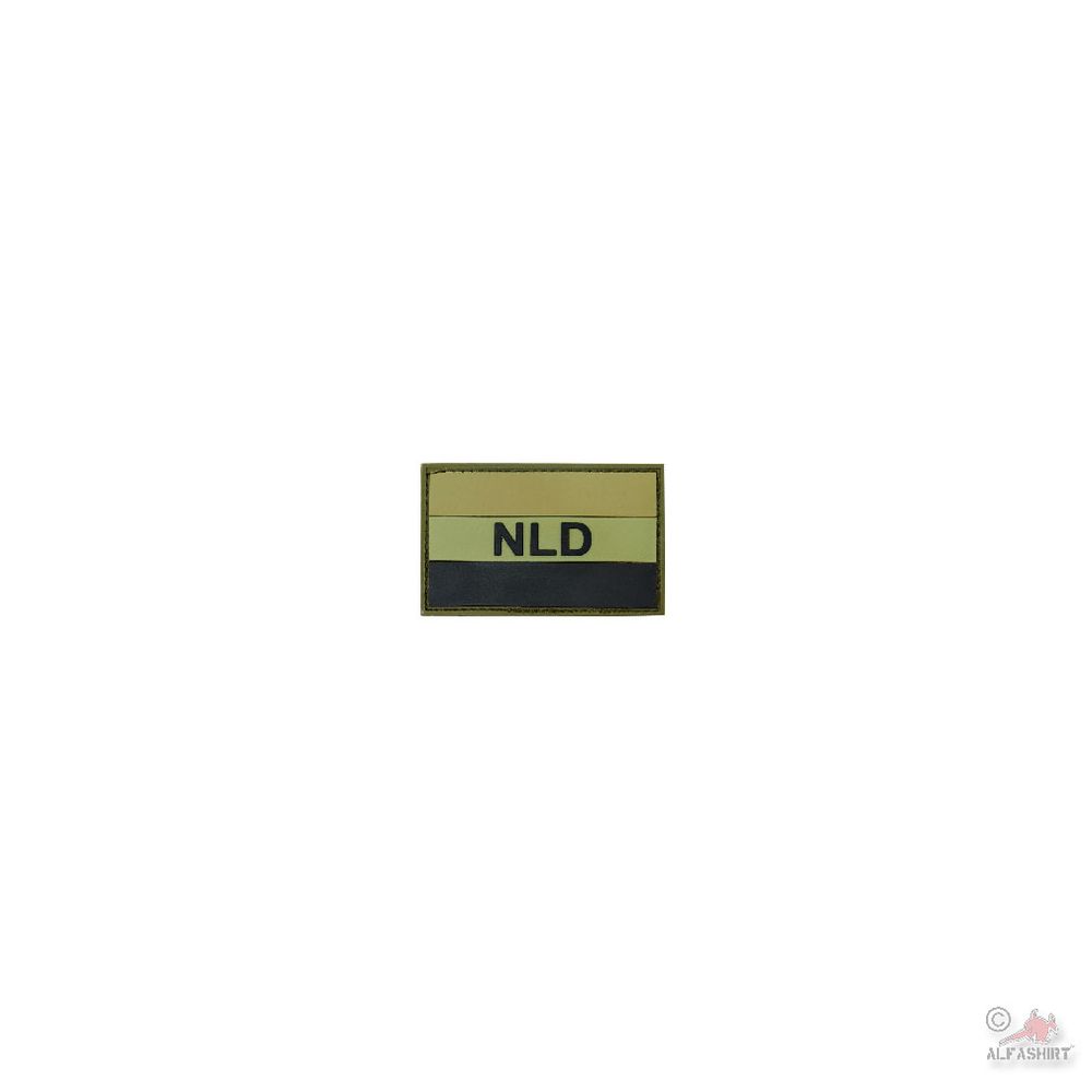NLD Flagge Tarn Landesflagge Niederlande Oliv Armee Fahne Alfashirt 4x7 cm#26746