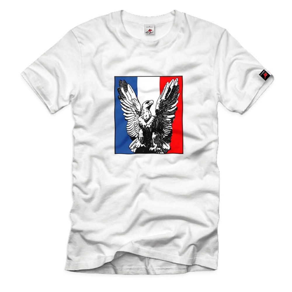 Adler Frankreich Fahne - T Shirt #2690