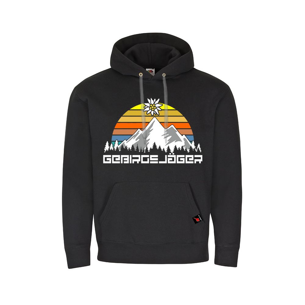 Hoodie Gebirgsjäger Retro Alpen Edelweiss Bundeswehr Pullover Army # 650