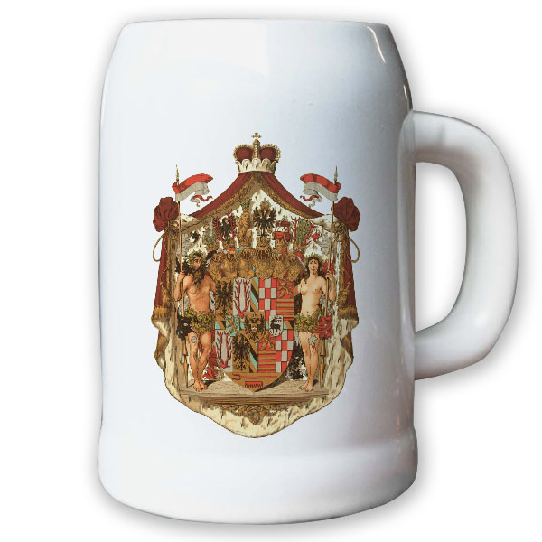 Krug / Bierkrug 0,5l - Fürstentum Schwarzburg-Sondershausen Thüringen Adel #9434