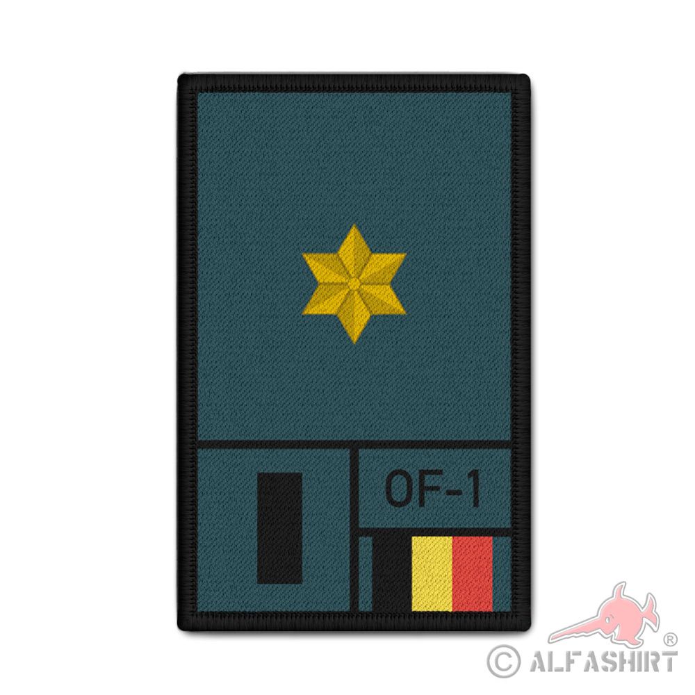 Rank Patch Sous-lieutenant Onderluitenant Armée belge Belgian #44234