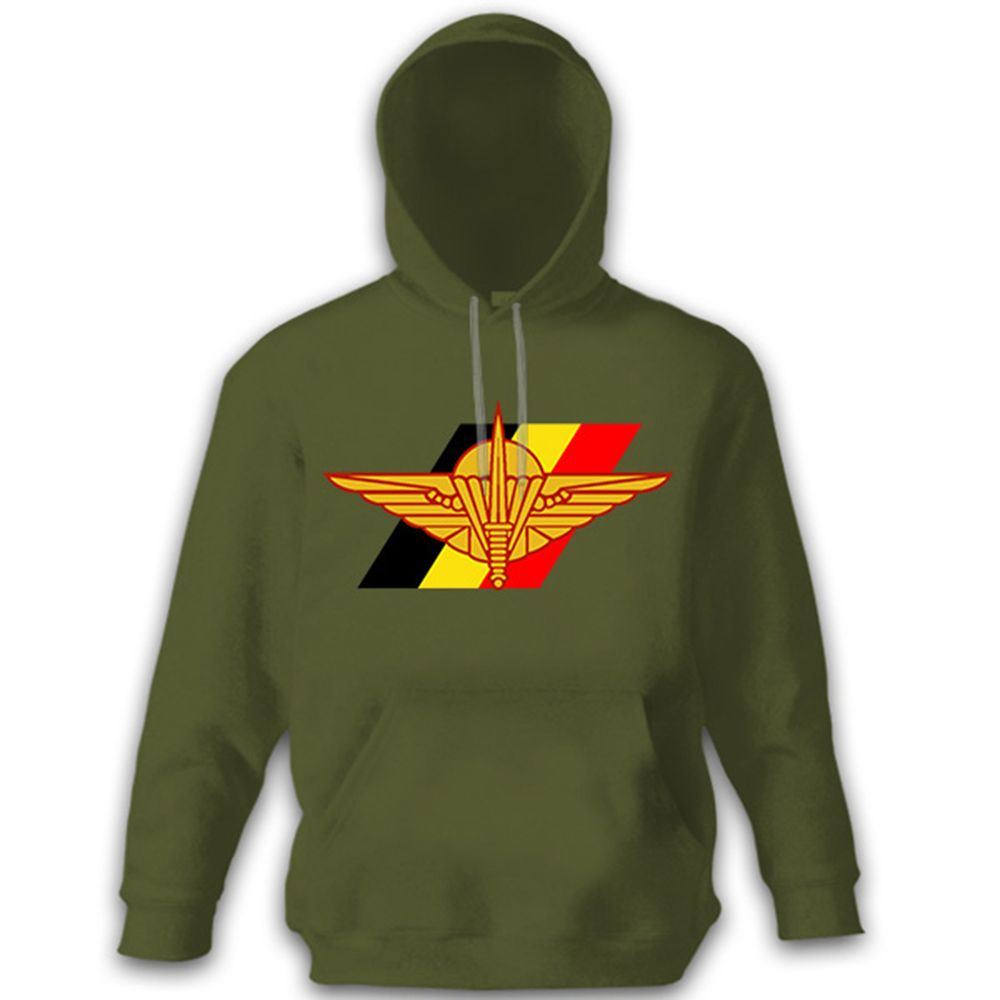 Belgische Fallschirmjäger Fallschirm Brigade Abzeichen - Kapenpullover #8601
