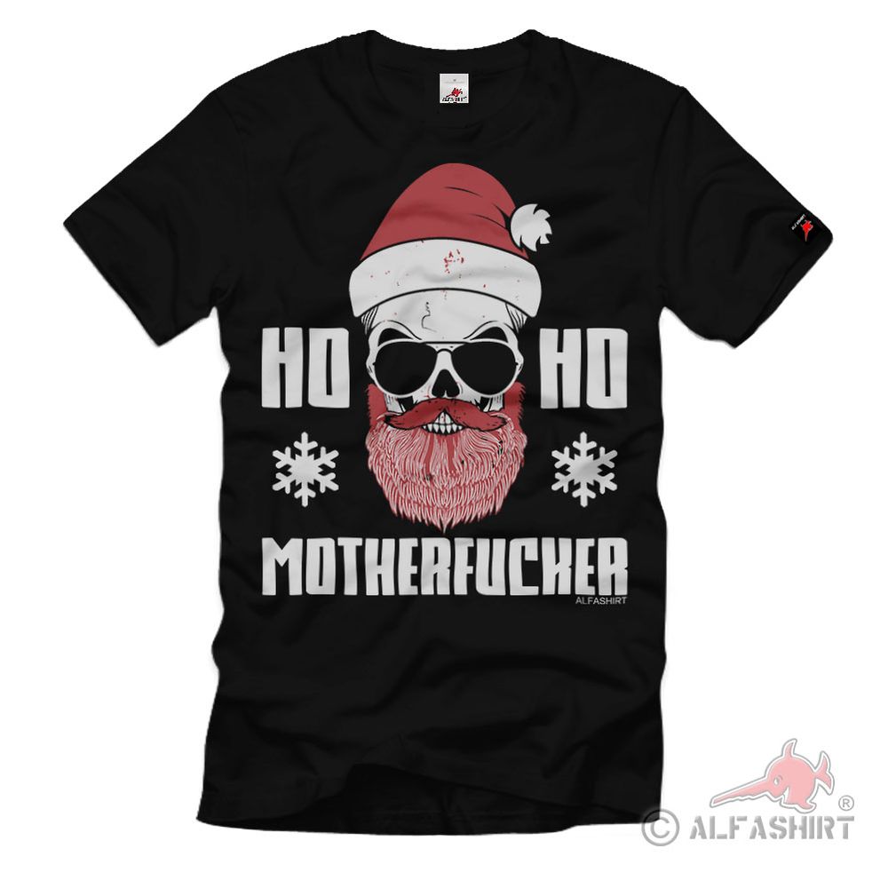 HO HO Motherfckr Bad Santa X-Mas Christmas Claus Holidays Humor Men # 32429