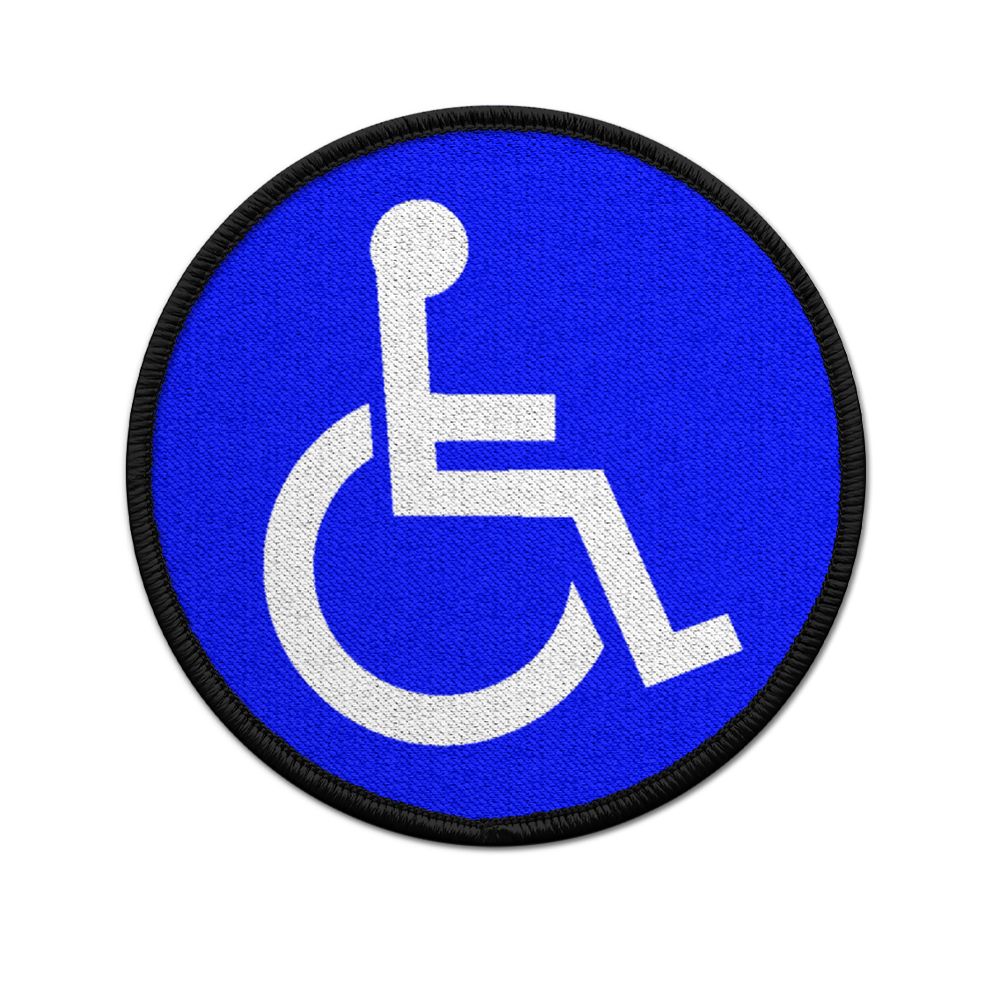 Patch Disabled Walking Disability Pictogram Logo Emblem Wheelchair # 31943