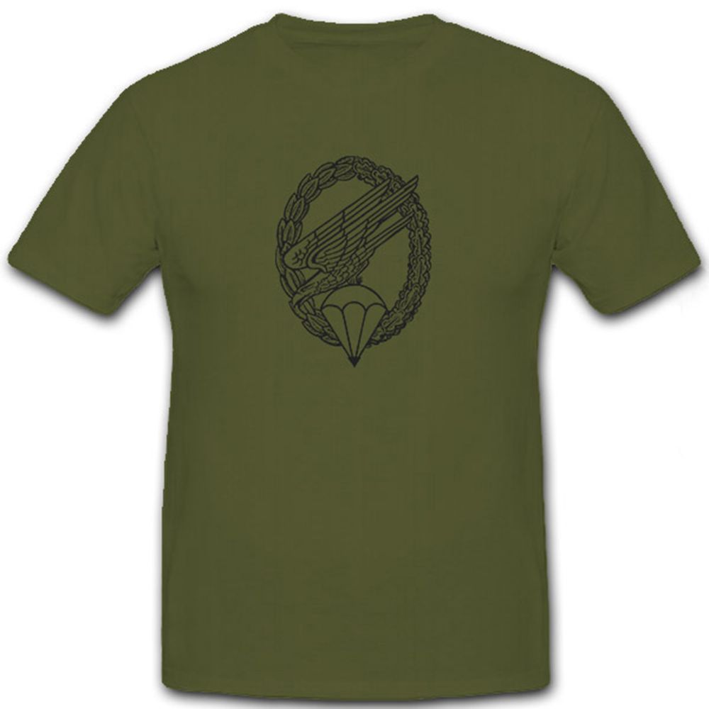 Fallschirmjäger FschJg Bundeswehr Grüne Teufel Wappen Abzeichen - T Shirt #6750