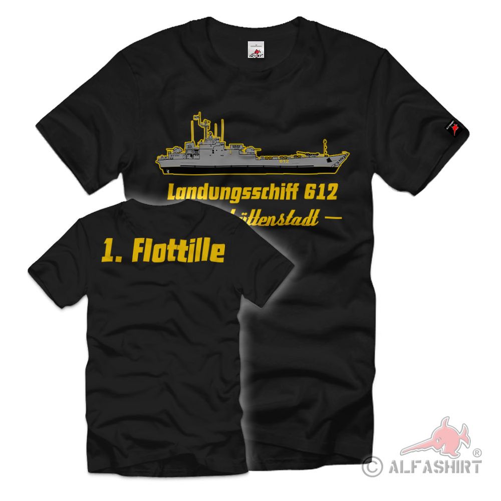 People's Navy Landing Ship 612 Eisenhüttenstadt DDR Project 47 1 T-Shirt #41004