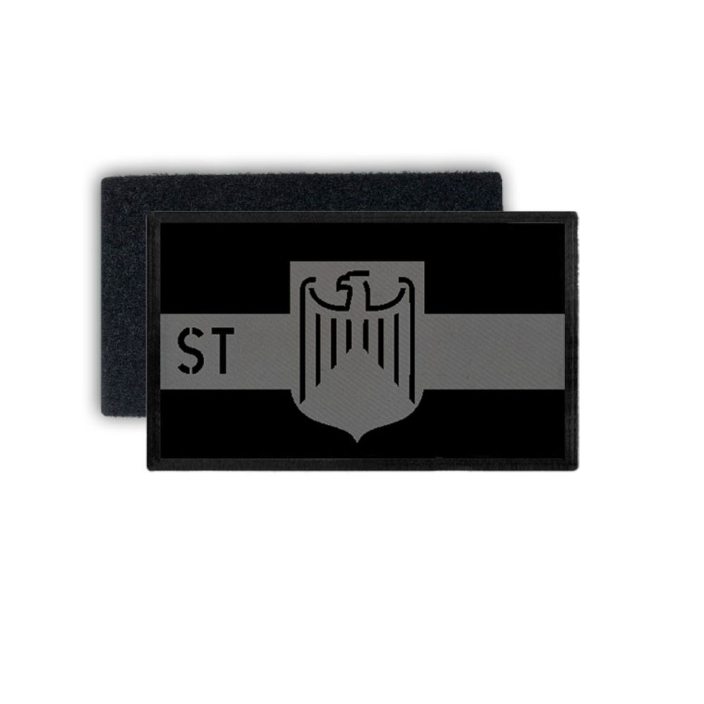 Patch Bundesland Sachsen Anhalt Dienstkleidung KSK Kripo Land 7,5x4,5cm #31206