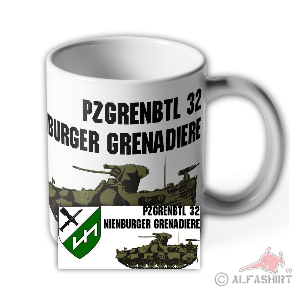 Tasse PzGrenBtl 32 Panzergrenadierbataillon SPZ Schützenpanzer Marder #43474