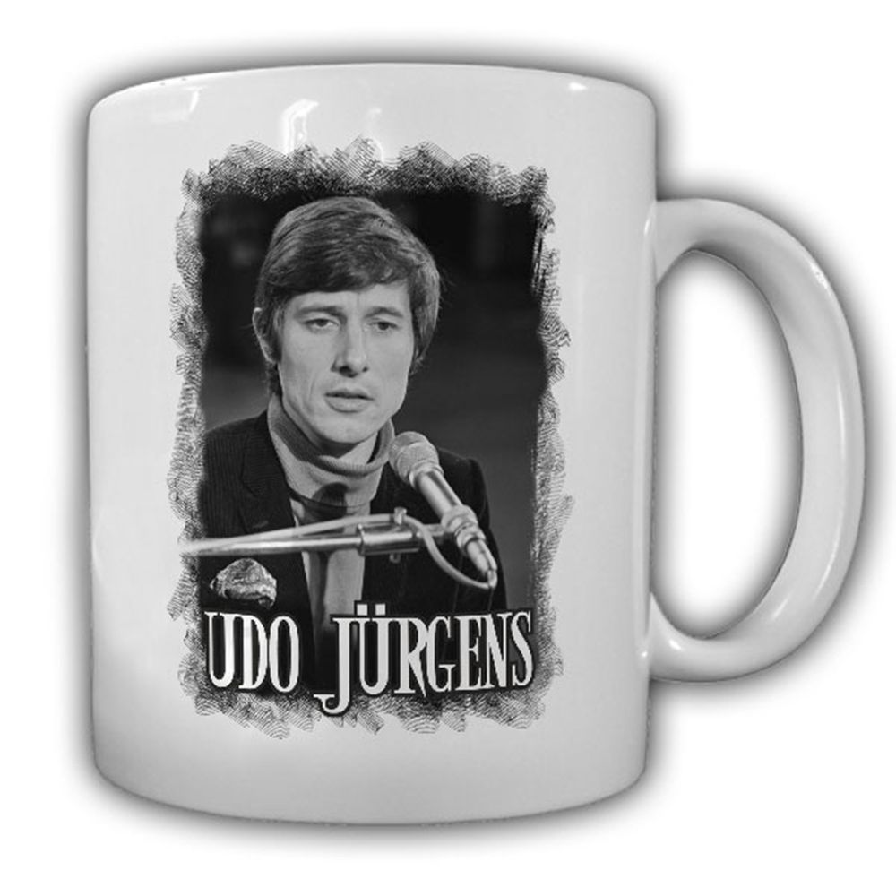 Tasse Udo Jürgens | Komponist Pianist Sänger Entertainer Gedenken Ehren #13827