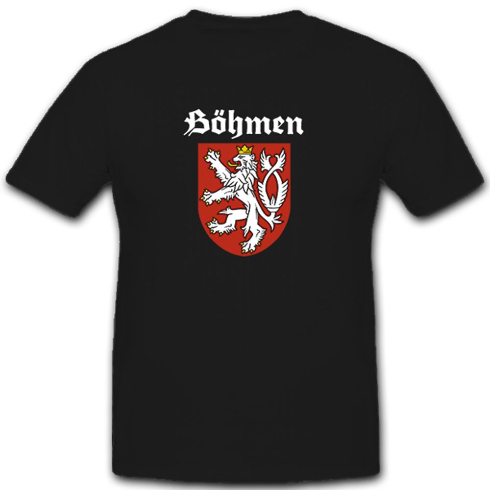 Böhmen Königreich Tschechische Republik Wappen Abzeichen Emblem - T Shirt #5371