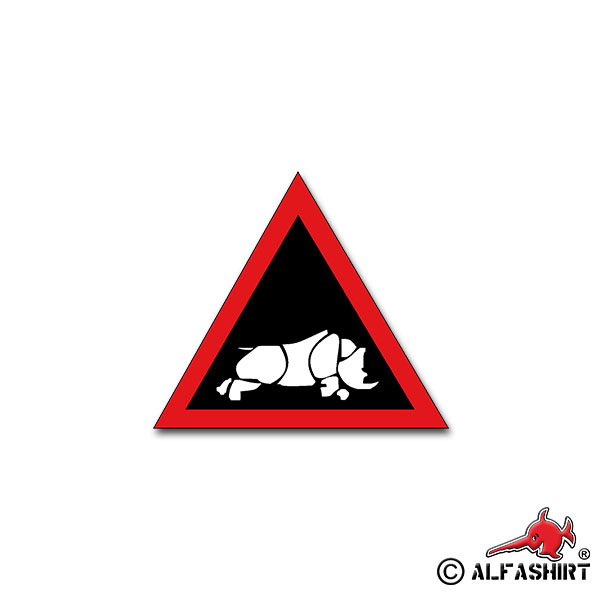 Aufkleber/Sticker 1 Britische Panzerdivision 1st Armoured Division 8x7cm A2127