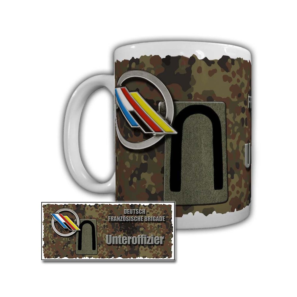 Tasse DEU-FRA Brigade Unteroffizier Deutsch Französisches Bundeswehr #29423