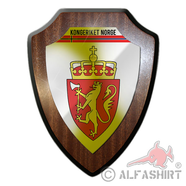 Wappenschild Kongeriket Norge Norwegen Noreg Skandinavien Königreich #31959