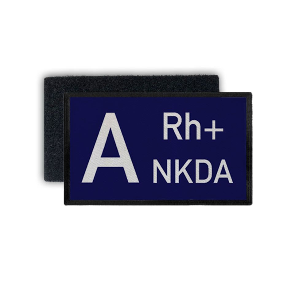 Blutgruppen SANITÄTER Patch NKDA Bundeswehr Uniform 7,5x4,5cm#31653