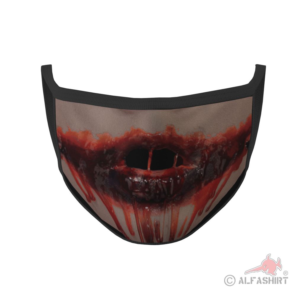 Mouth Mask Halloween Open Mouth Psycho Bloody Monster Noses # 35770